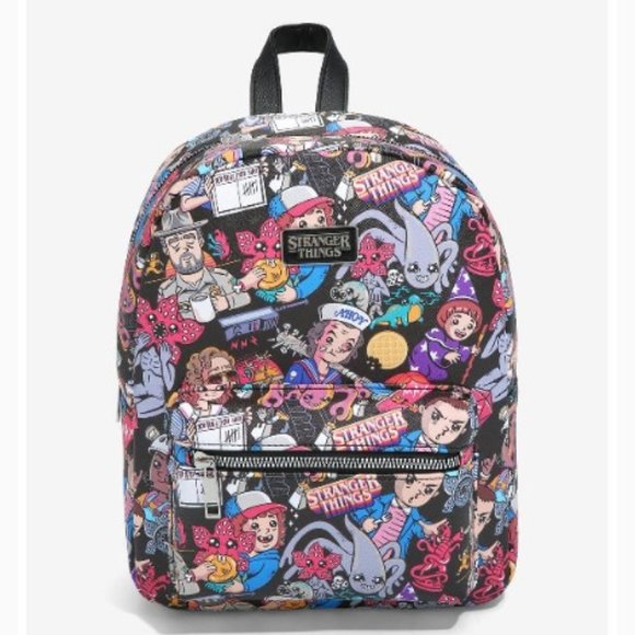 Bioworld Handbags - Stranger Things Chibi Characters Mini Backpack